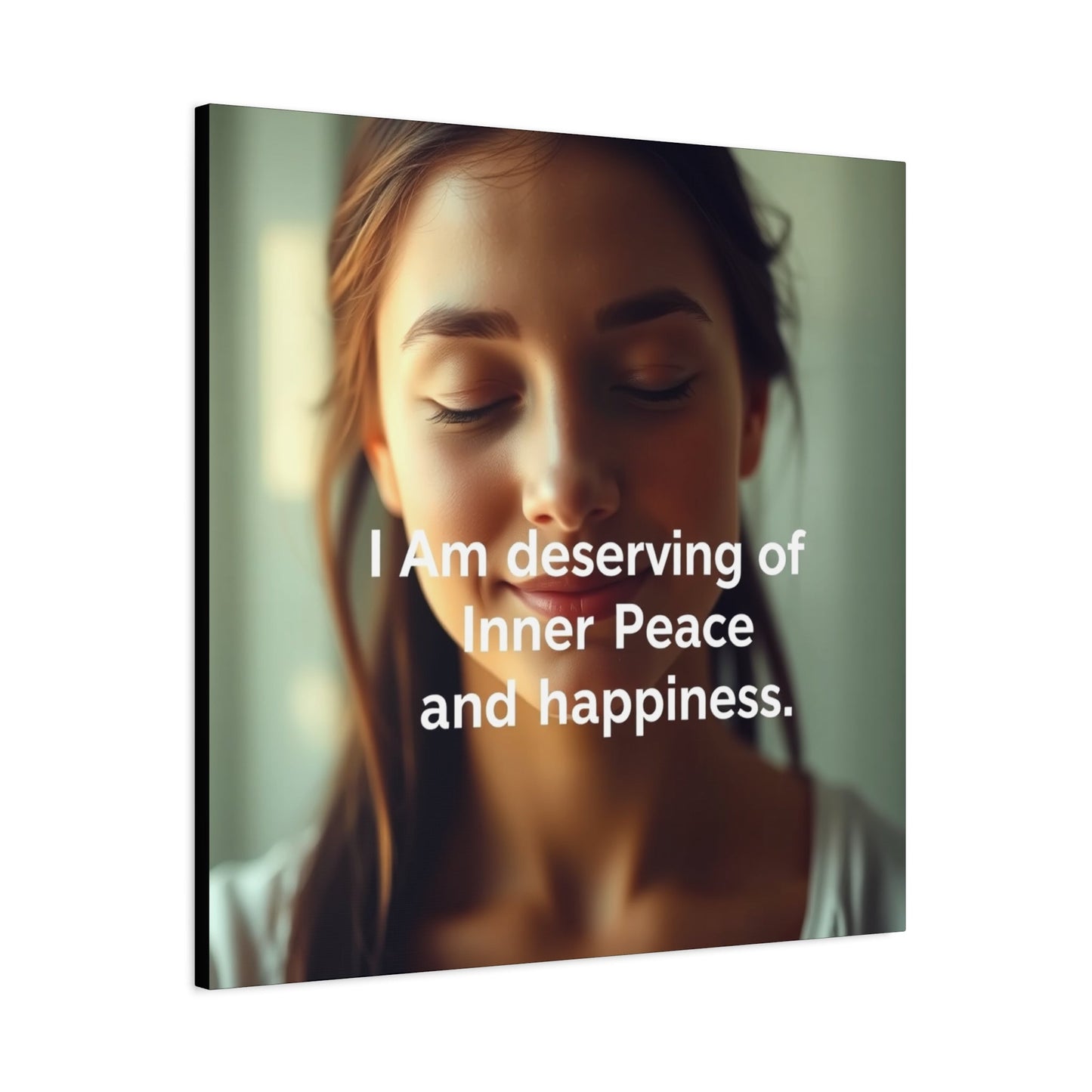 Canvas Print - I am deserving - Resonating Crystal Creations