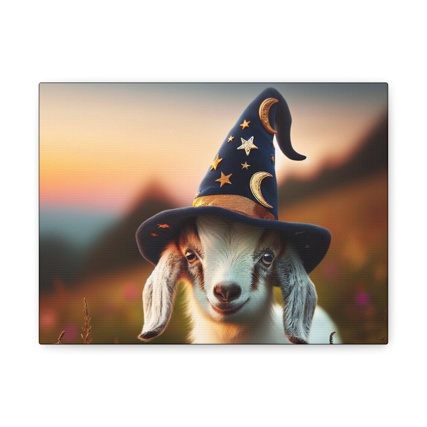 Canvas Print: Magical Goat - Resonating Crystal Creations