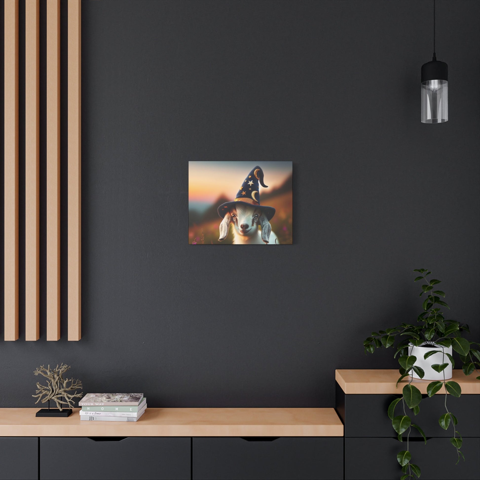 Canvas Print: Magical Goat - Resonating Crystal Creations