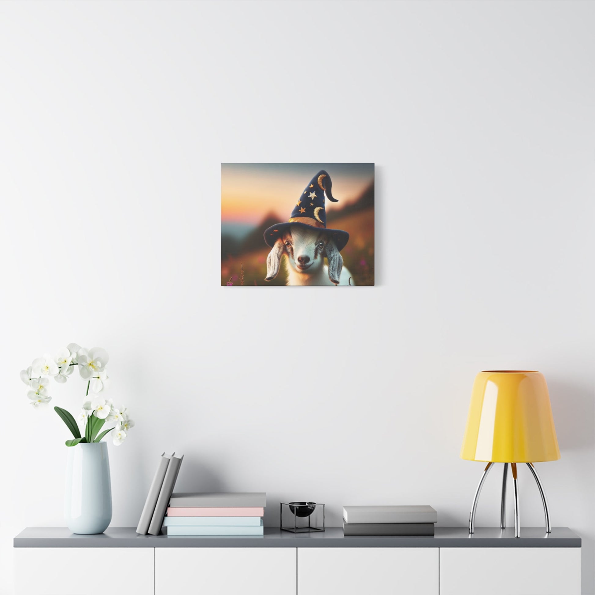 Canvas Print: Magical Goat - Resonating Crystal Creations