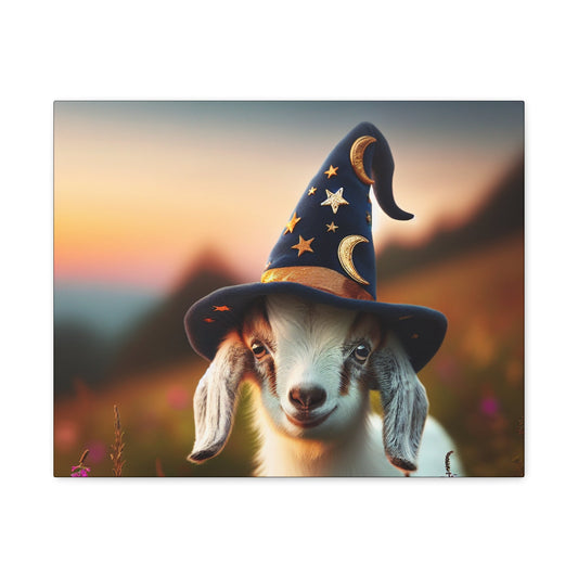 Canvas Print: Magical Goat - Resonating Crystal Creations