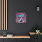 Canvas Print Psychedelic Mushroom - Resonating Crystal Creations