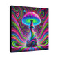 Canvas Print Psychedelic Mushroom - Resonating Crystal Creations