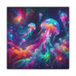 Canvas Print - Space Jellyfish - Resonating Crystal Creations