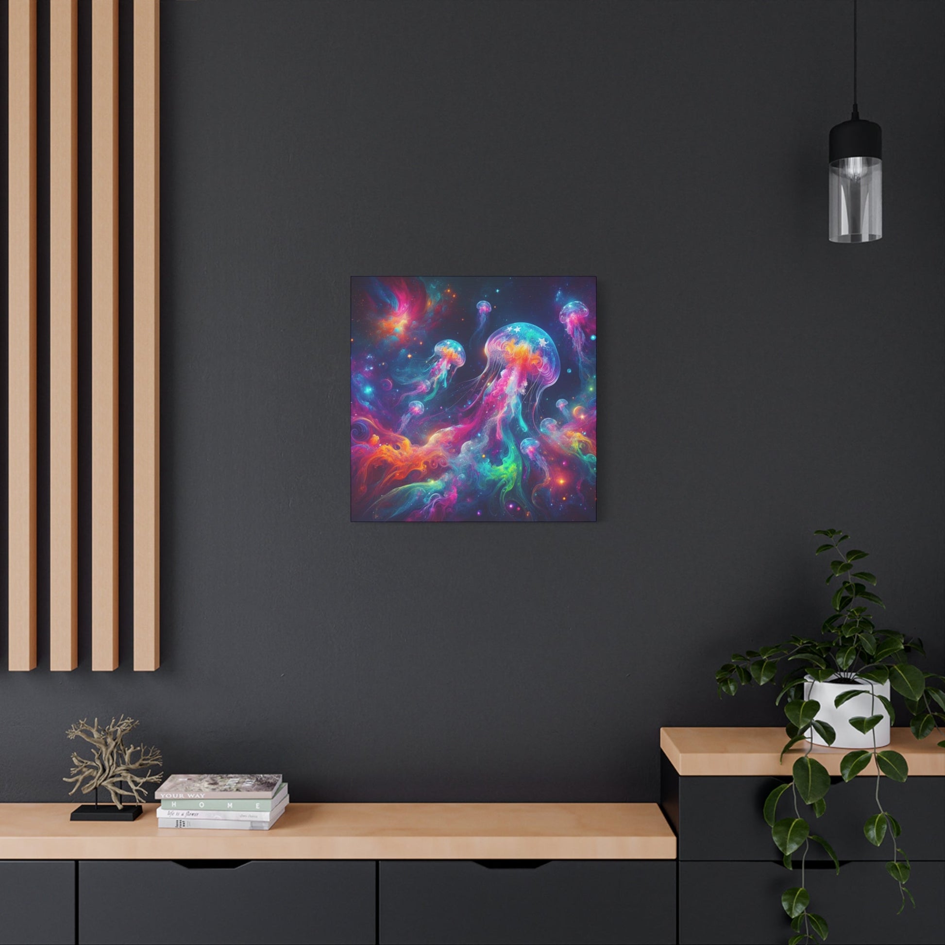 Canvas Print - Space Jellyfish - Resonating Crystal Creations