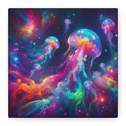 Canvas Print - Space Jellyfish - Resonating Crystal Creations