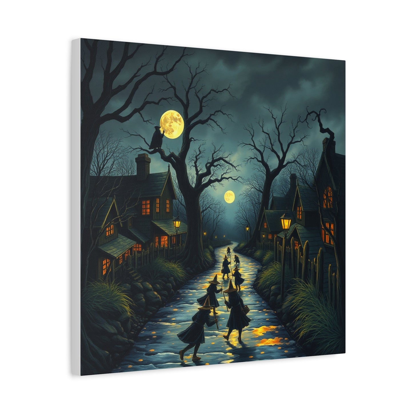 Canvas Print Witches' Road, Matte, Stretched - Resonating Crystal Creations