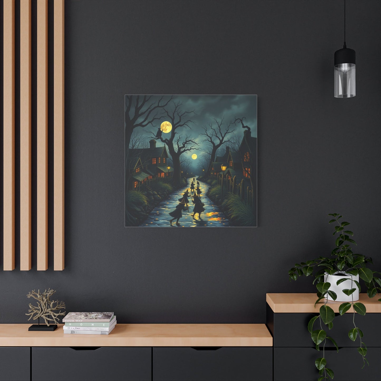 Canvas Print Witches' Road, Matte, Stretched - Resonating Crystal Creations