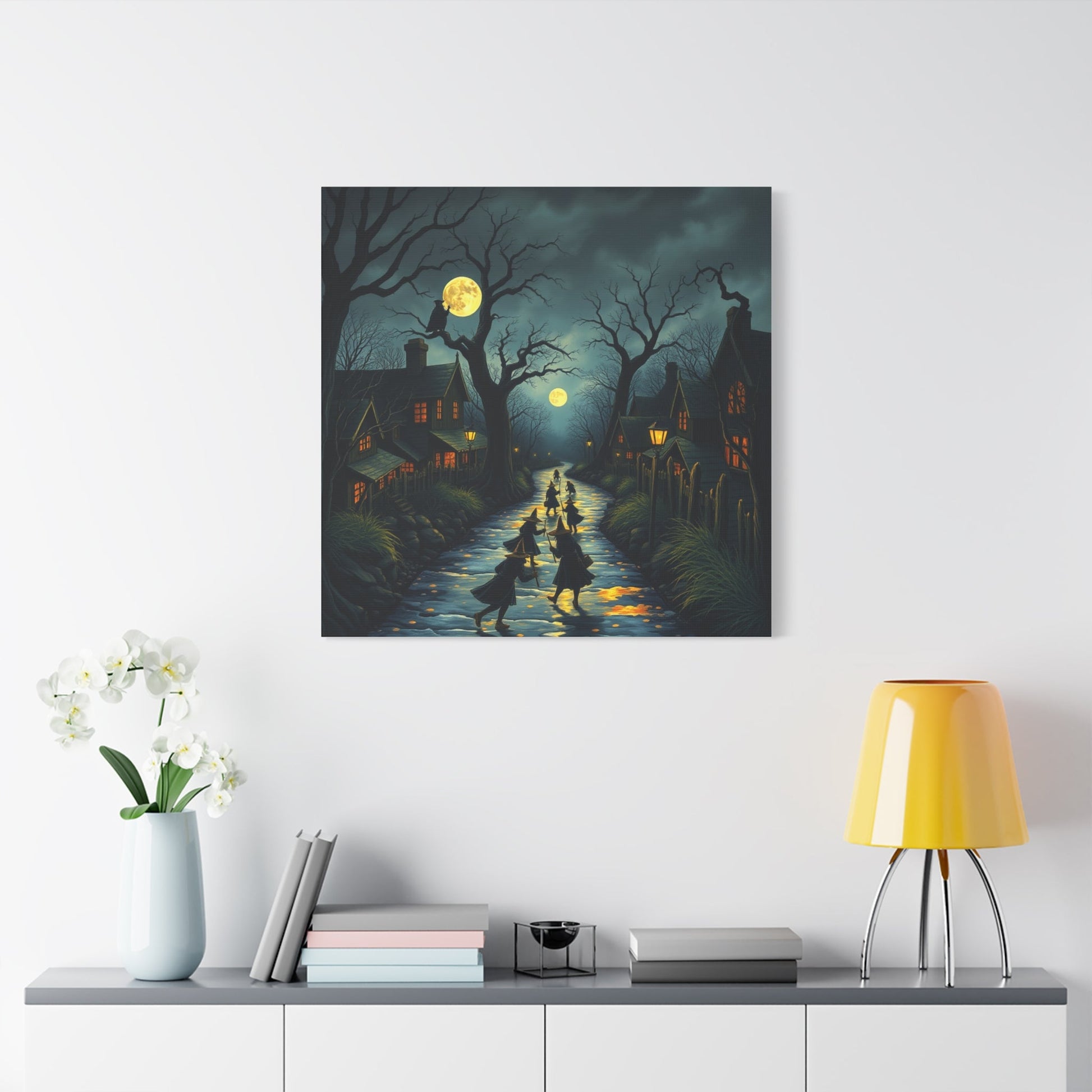 Canvas Print Witches' Road, Matte, Stretched - Resonating Crystal Creations