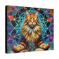 Canvas Print Zen Maine Coon Cat - Resonating Crystal Creations