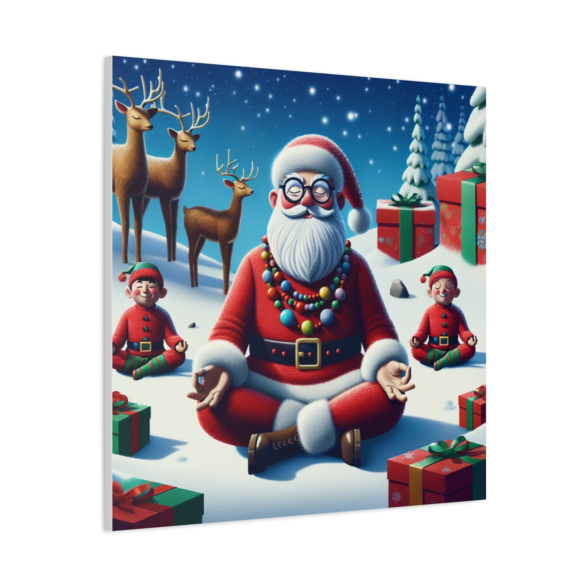 Canvas Print - Zen Santa - Resonating Crystal Creations