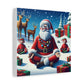 Canvas Print - Zen Santa - Resonating Crystal Creations