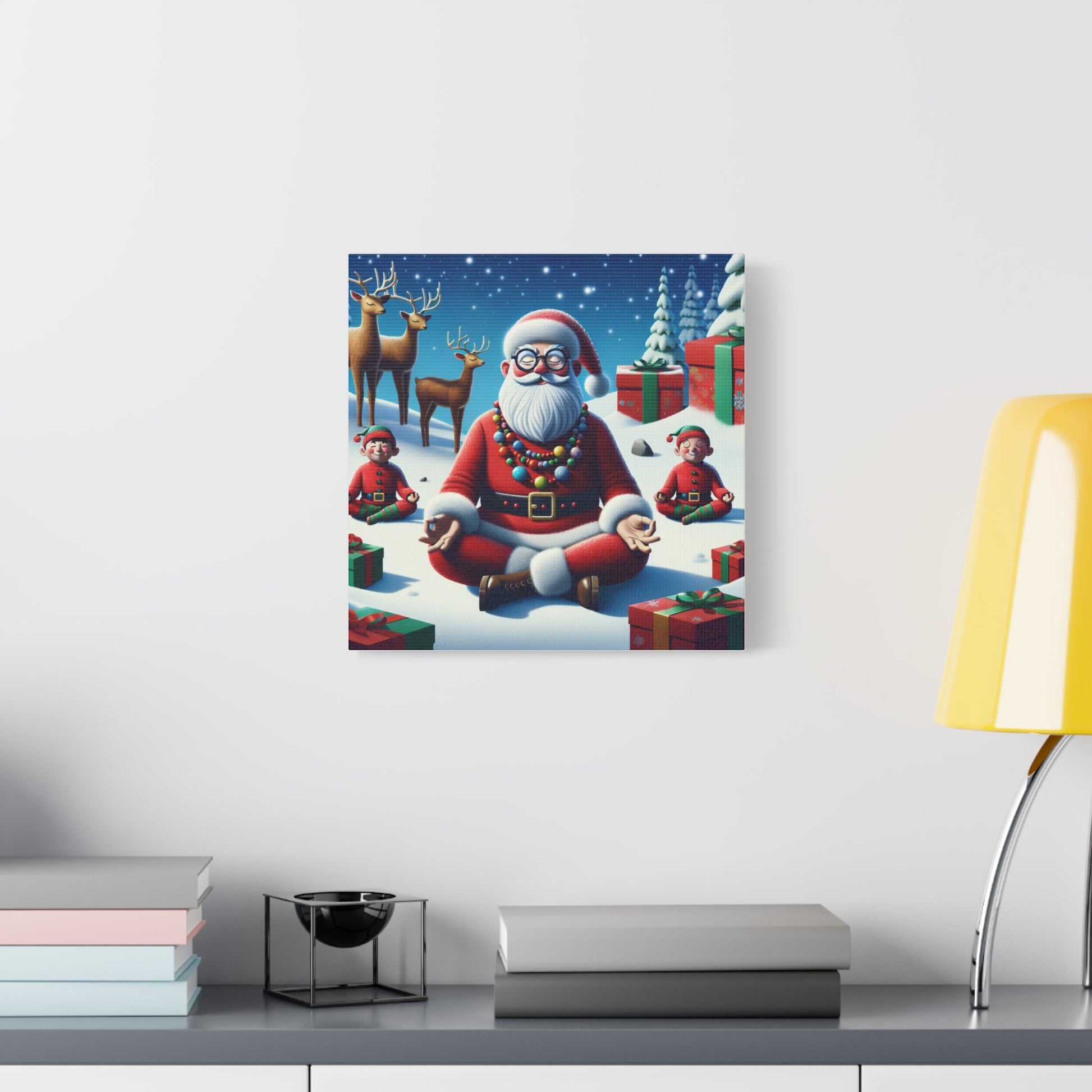 Canvas Print - Zen Santa - Resonating Crystal Creations