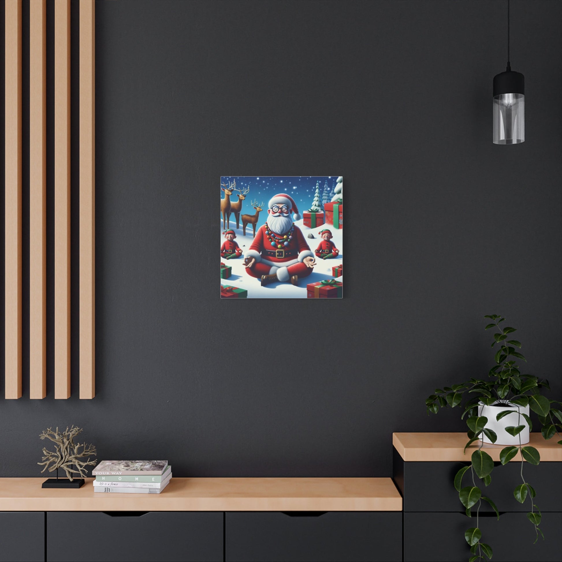 Canvas Print - Zen Santa - Resonating Crystal Creations