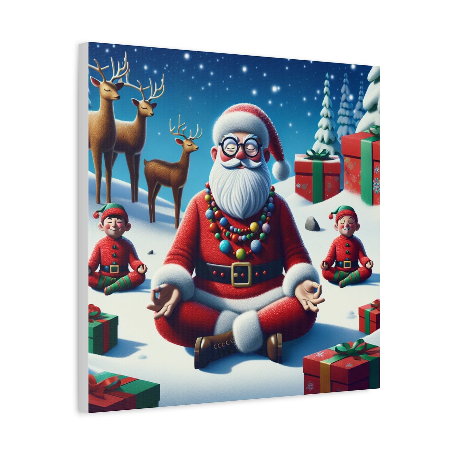 Canvas Print - Zen Santa - Resonating Crystal Creations