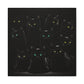 Canvas Wall Art - Black Cats on Black Background - Resonating Crystal Creations