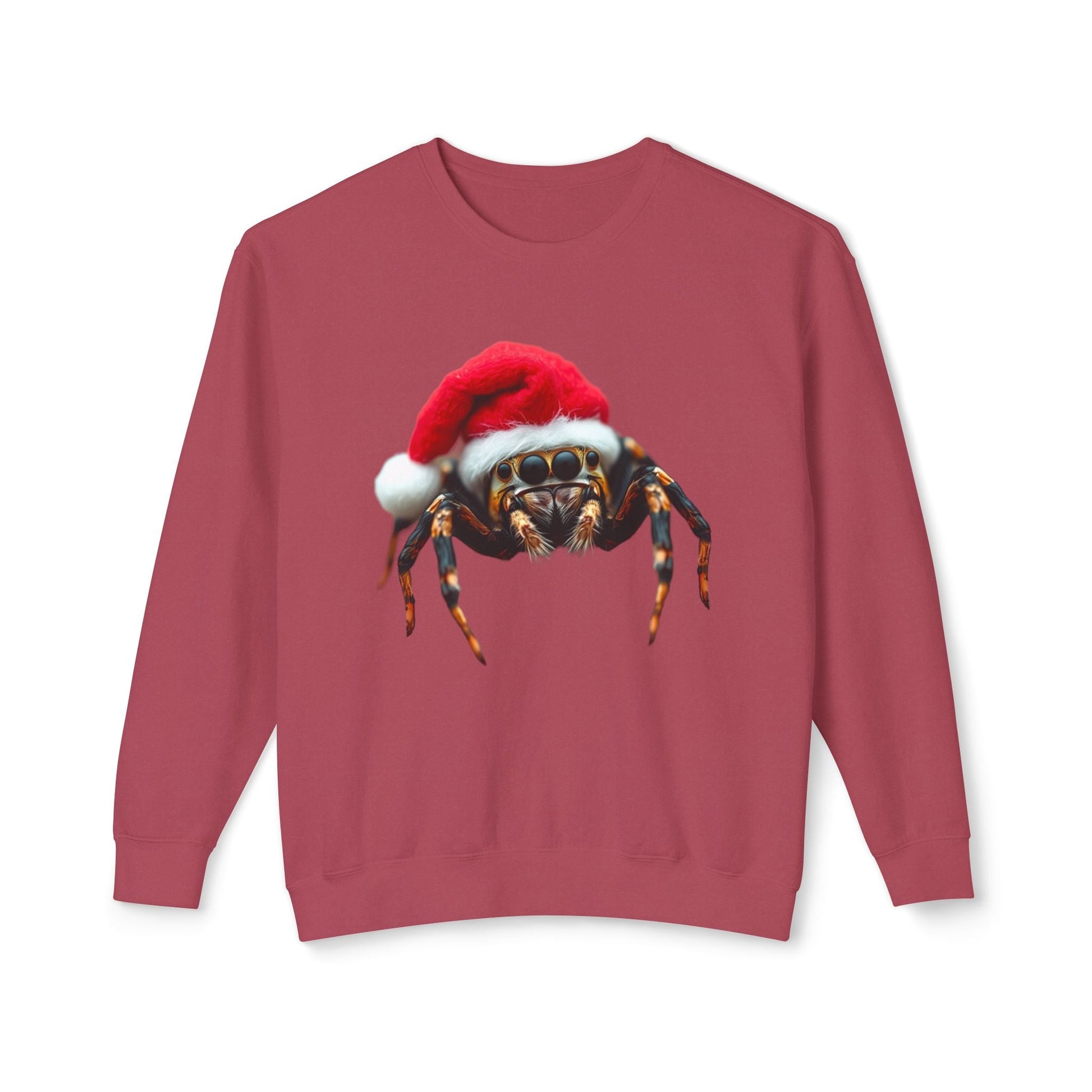 Christmas Jumping Spider Crewneck Sweatshirt - Resonating Crystal Creations