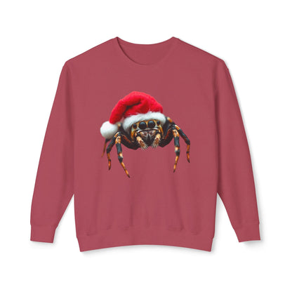 Christmas Jumping Spider Crewneck Sweatshirt - Resonating Crystal Creations