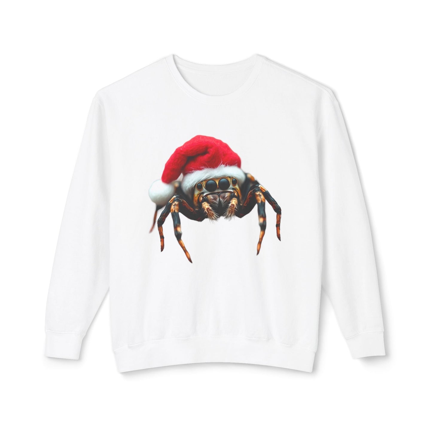 Christmas Jumping Spider Crewneck Sweatshirt - Resonating Crystal Creations