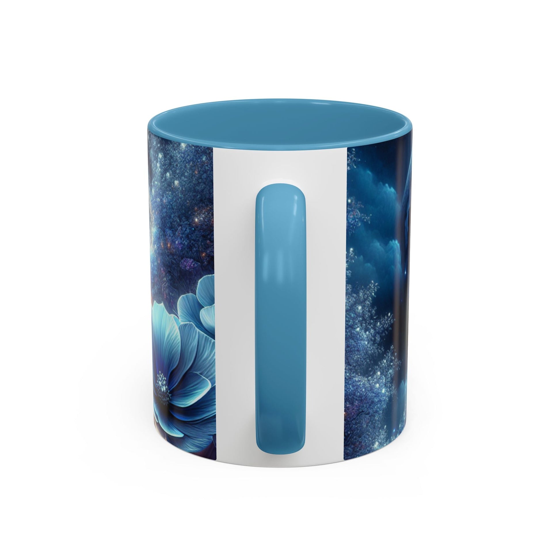 Coffee Mug Moon Flower Design - Resonating Crystal Creations