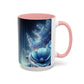 Coffee Mug Moon Flower Design - Resonating Crystal Creations