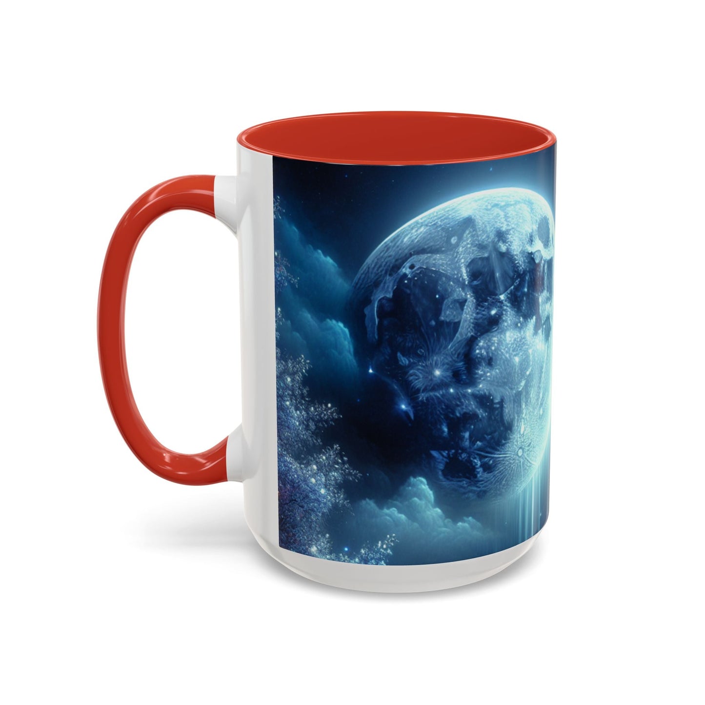 Coffee Mug Moon Flower Design - Resonating Crystal Creations