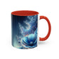 Coffee Mug Moon Flower Design - Resonating Crystal Creations