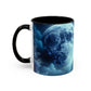 Coffee Mug Moon Flower Design - Resonating Crystal Creations