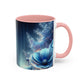 Coffee Mug Moon Flower Design - Resonating Crystal Creations