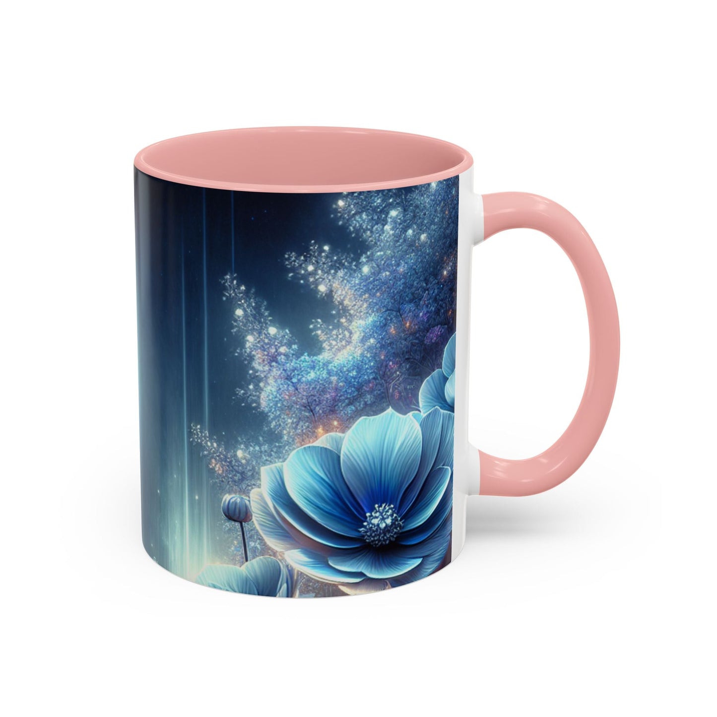 Coffee Mug Moon Flower Design - Resonating Crystal Creations