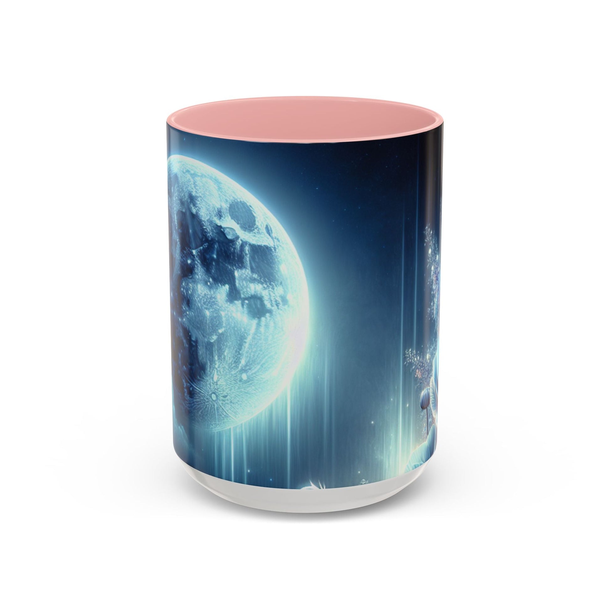 Coffee Mug Moon Flower Design - Resonating Crystal Creations