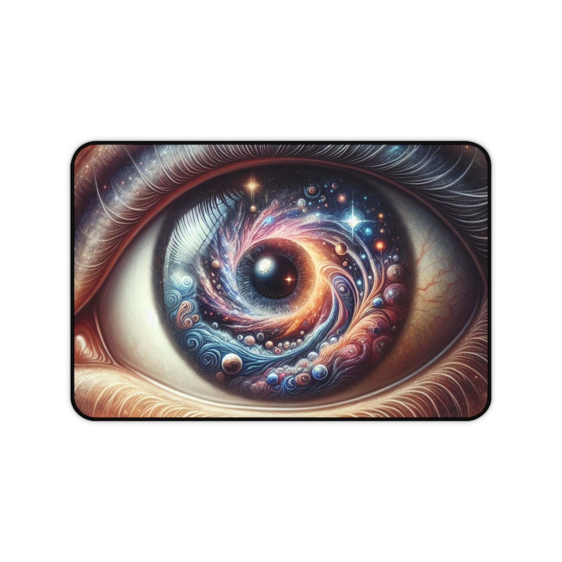 Desk Mat, Galaxy within, Celestial Mouse Pad, Starry Office Decor, Space Desk Accessory, Cosmic Workstation Mat, Nebula Gaming Mat - Resonating Crystal Creations