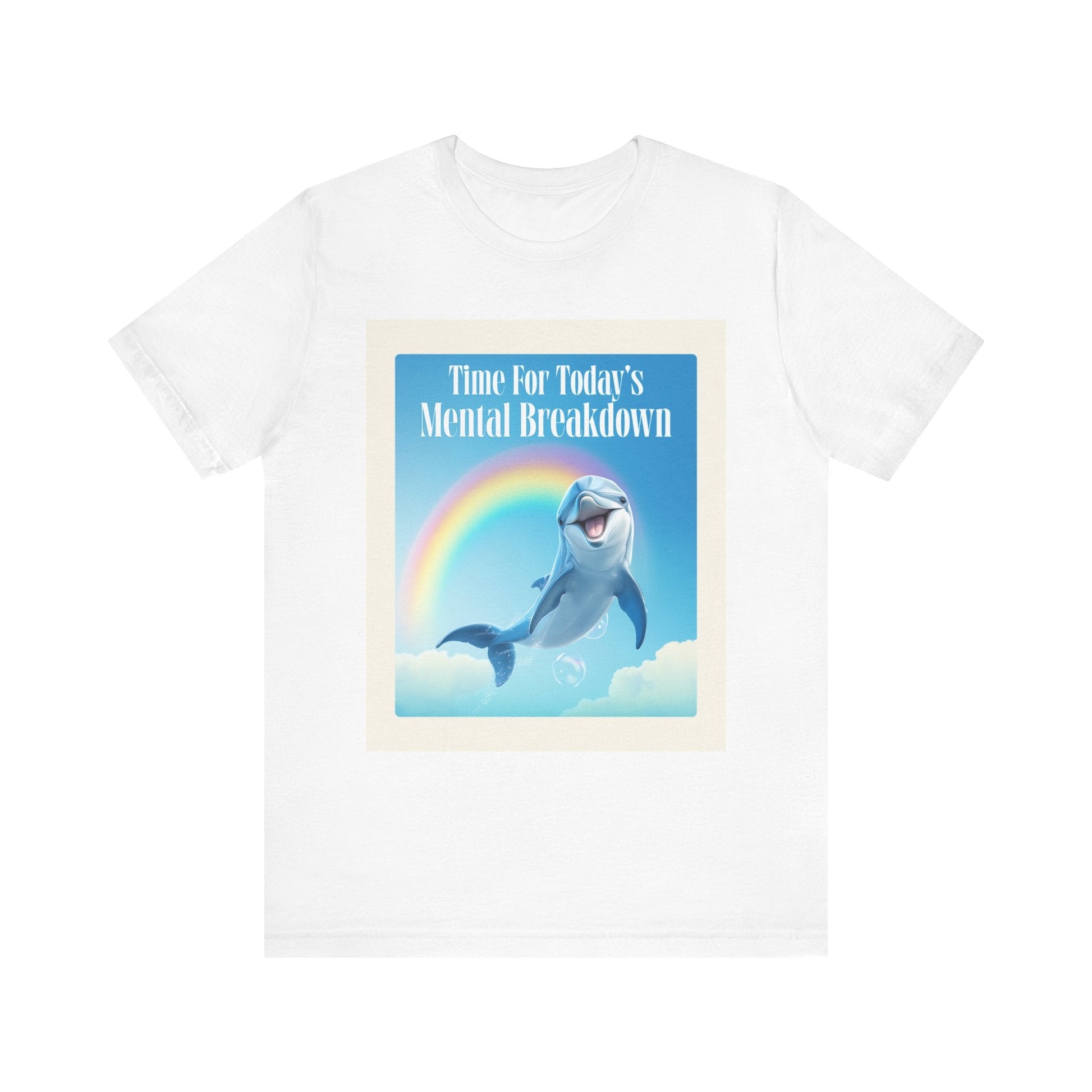 Dolphin Tee, Mental Health Shirt, Positive Quote Tshirt, Summer Vibes Top, Ocean Graphic Tee, Sea Animal Gift Shirt - Resonating Crystal Creations