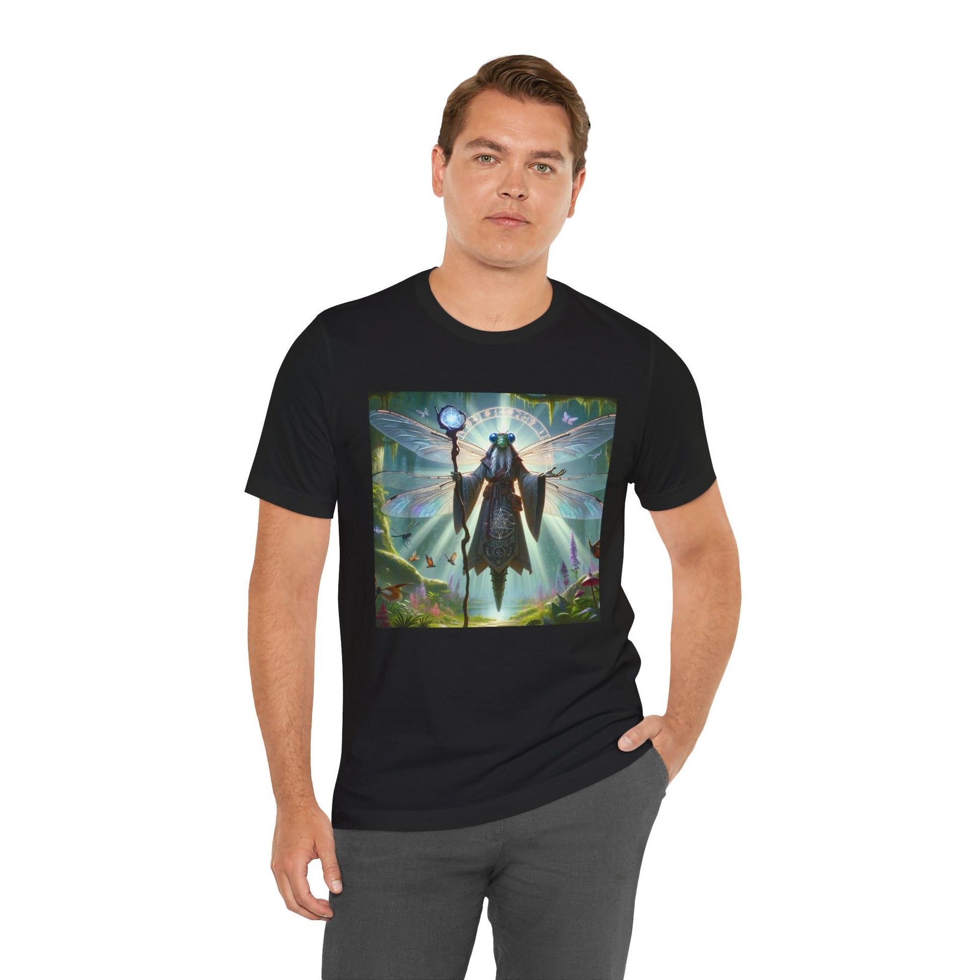 Dragonfly Sorcerer Tee - Resonating Crystal Creations