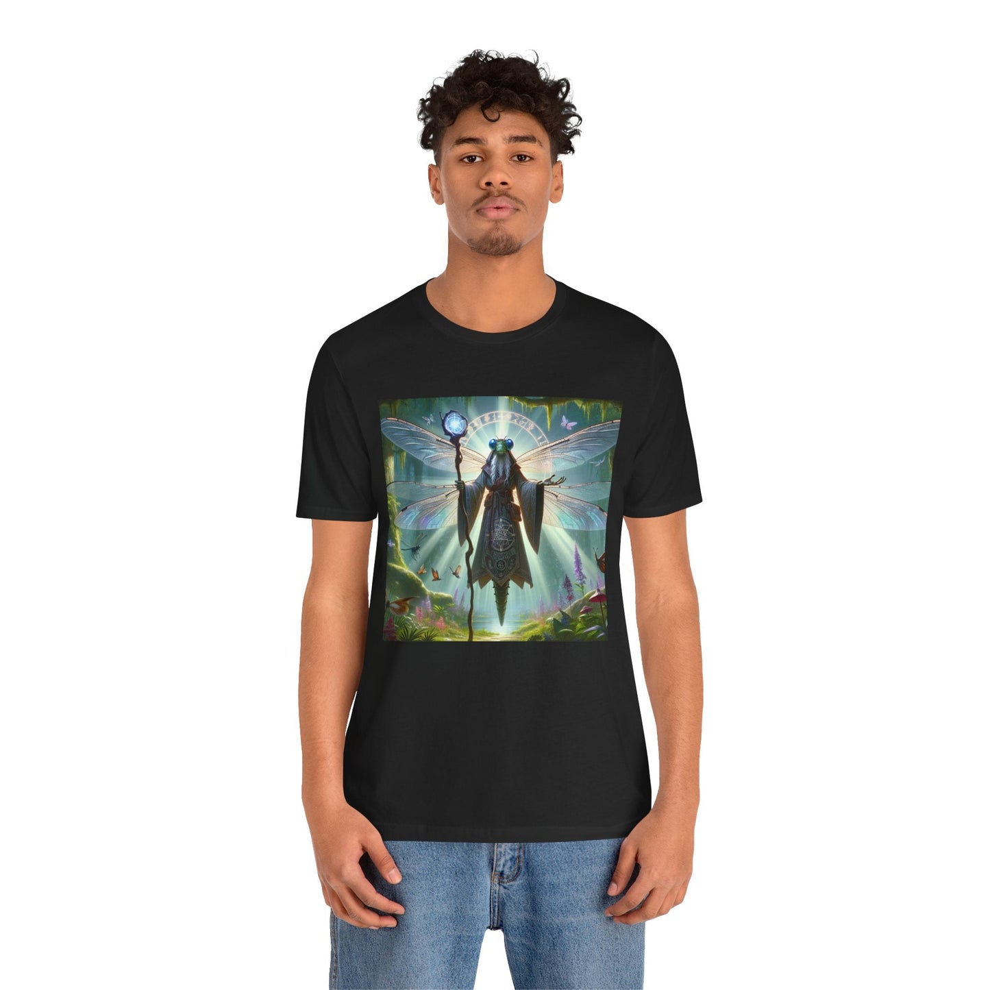 Dragonfly Sorcerer Tee - Resonating Crystal Creations