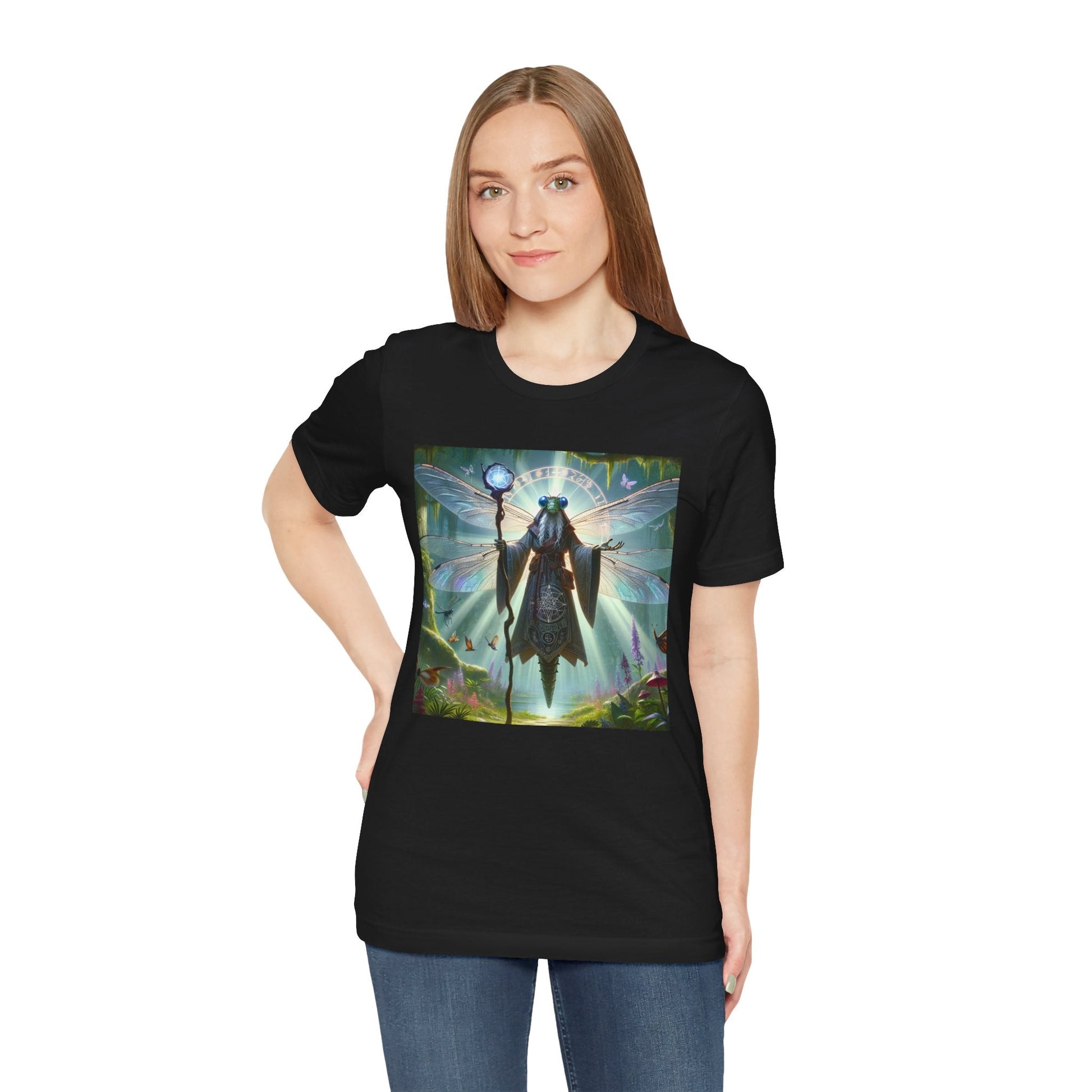 Dragonfly Sorcerer Tee - Resonating Crystal Creations