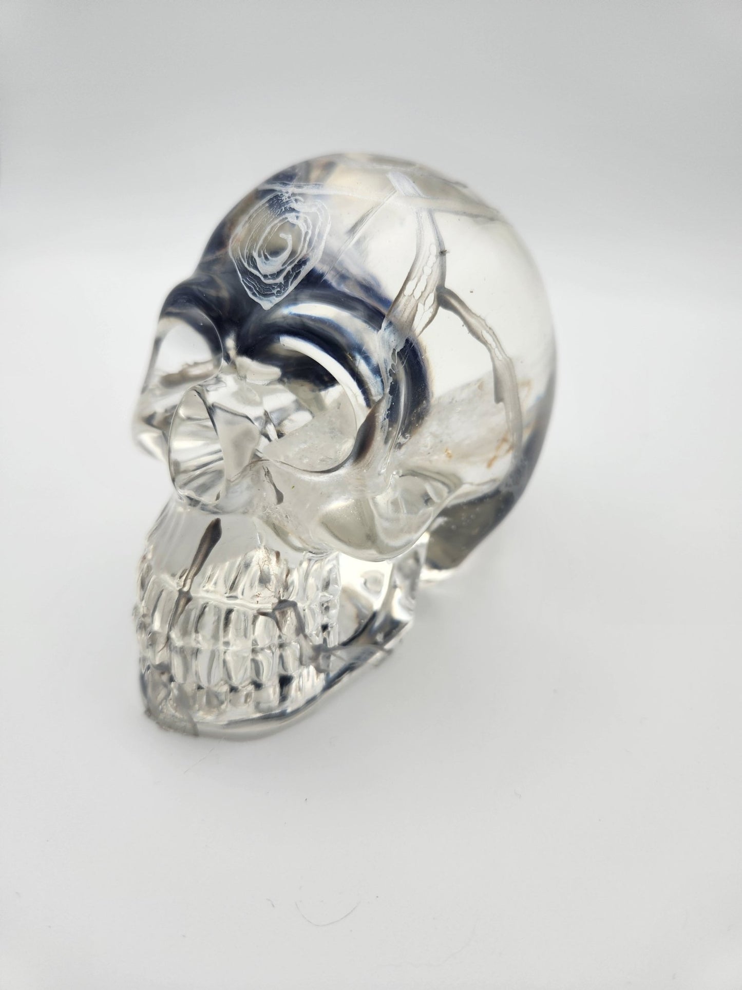 Dreaming Resin Skull - Resonating Crystal Creations