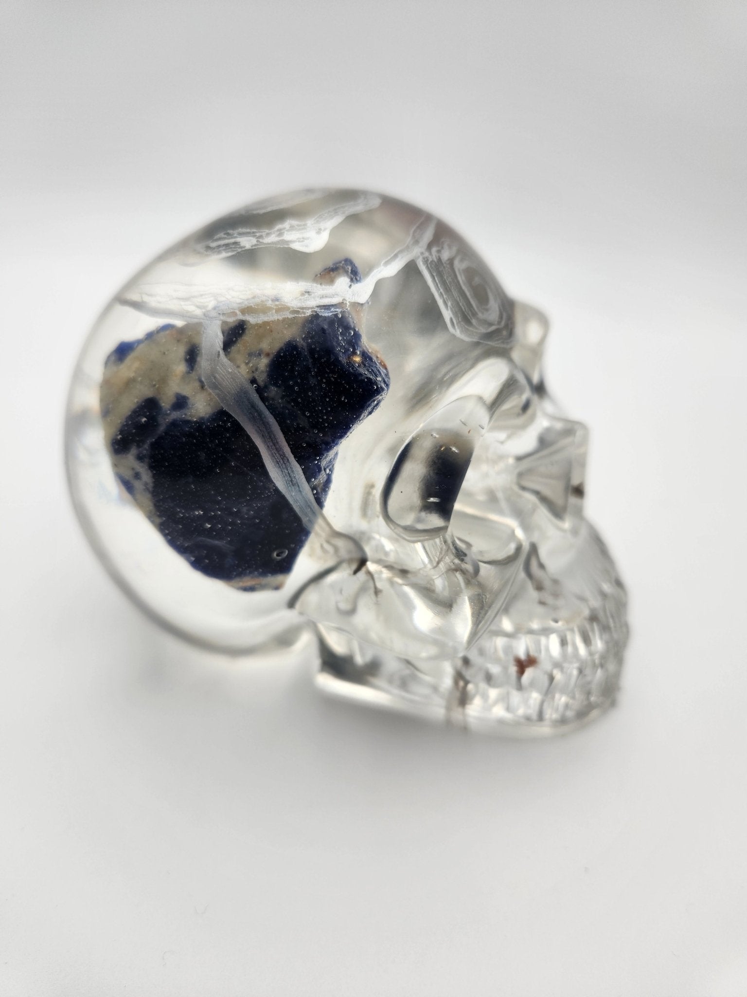 Dreaming Resin Skull - Resonating Crystal Creations