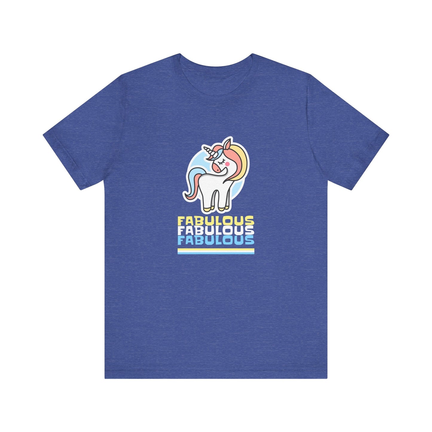 Fabulous Unicorn Tee, Magical Rainbow Shirt, Mythical Creature T-shirt, Fantasy Animal Top, Enchanted Graphic Tee, Fun Tee for Unicorn - Resonating Crystal Creations