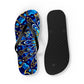 Flip Flops - Blue Mandala Design - Resonating Crystal Creations