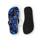 Flip Flops - Blue Mandala Design - Resonating Crystal Creations