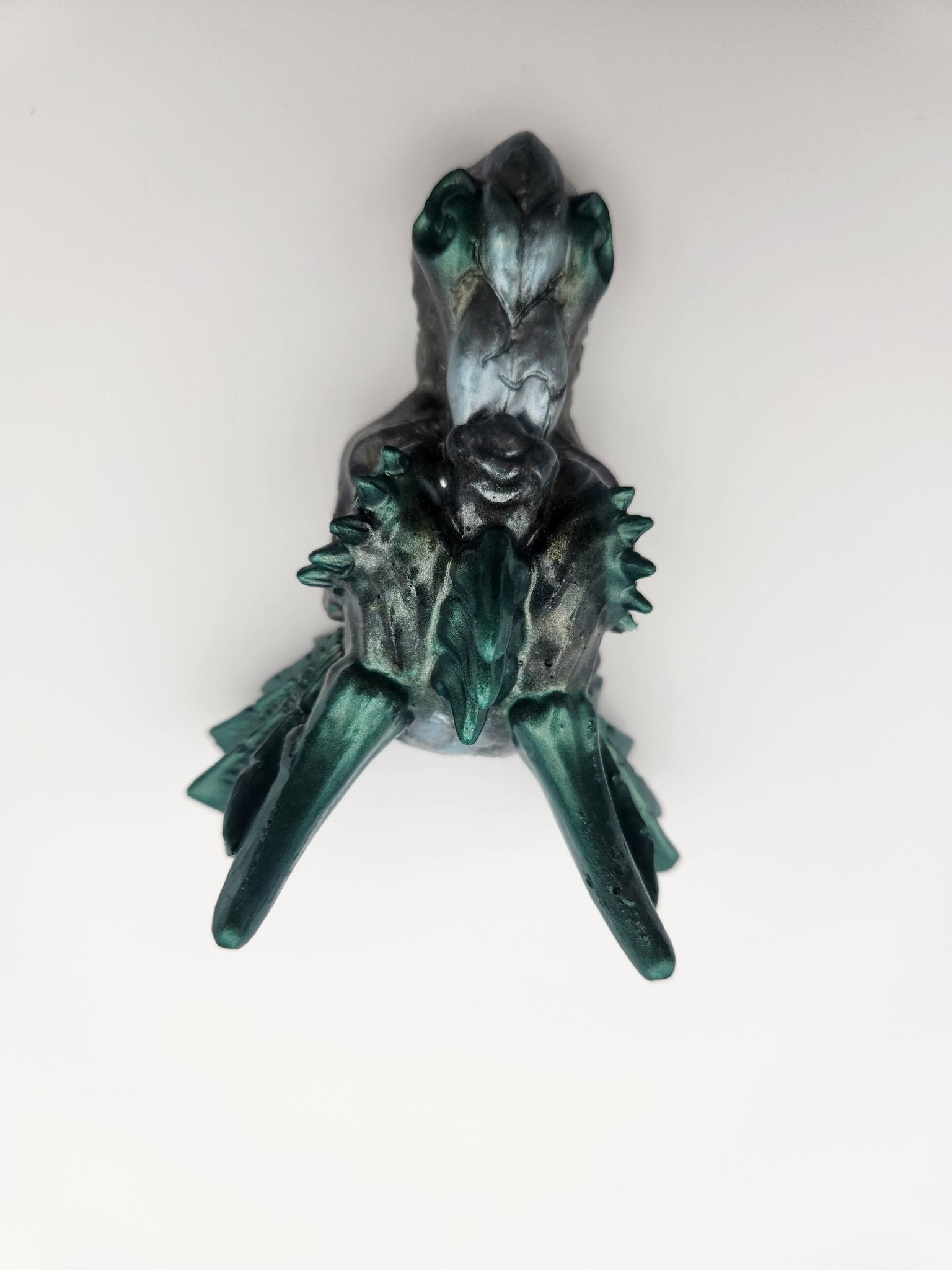 Green Opal Dragon Head - Resonating Crystal Creations