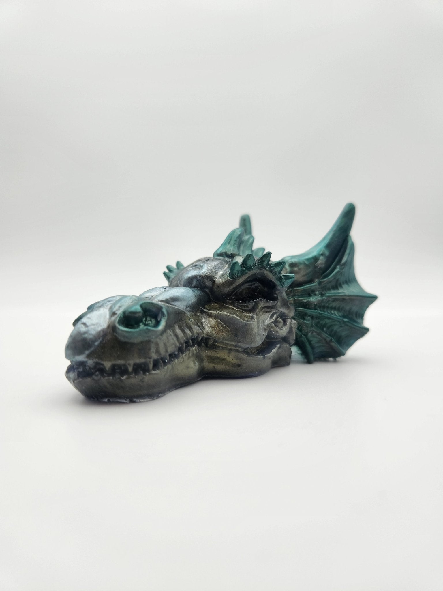 Green Opal Dragon Head - Resonating Crystal Creations