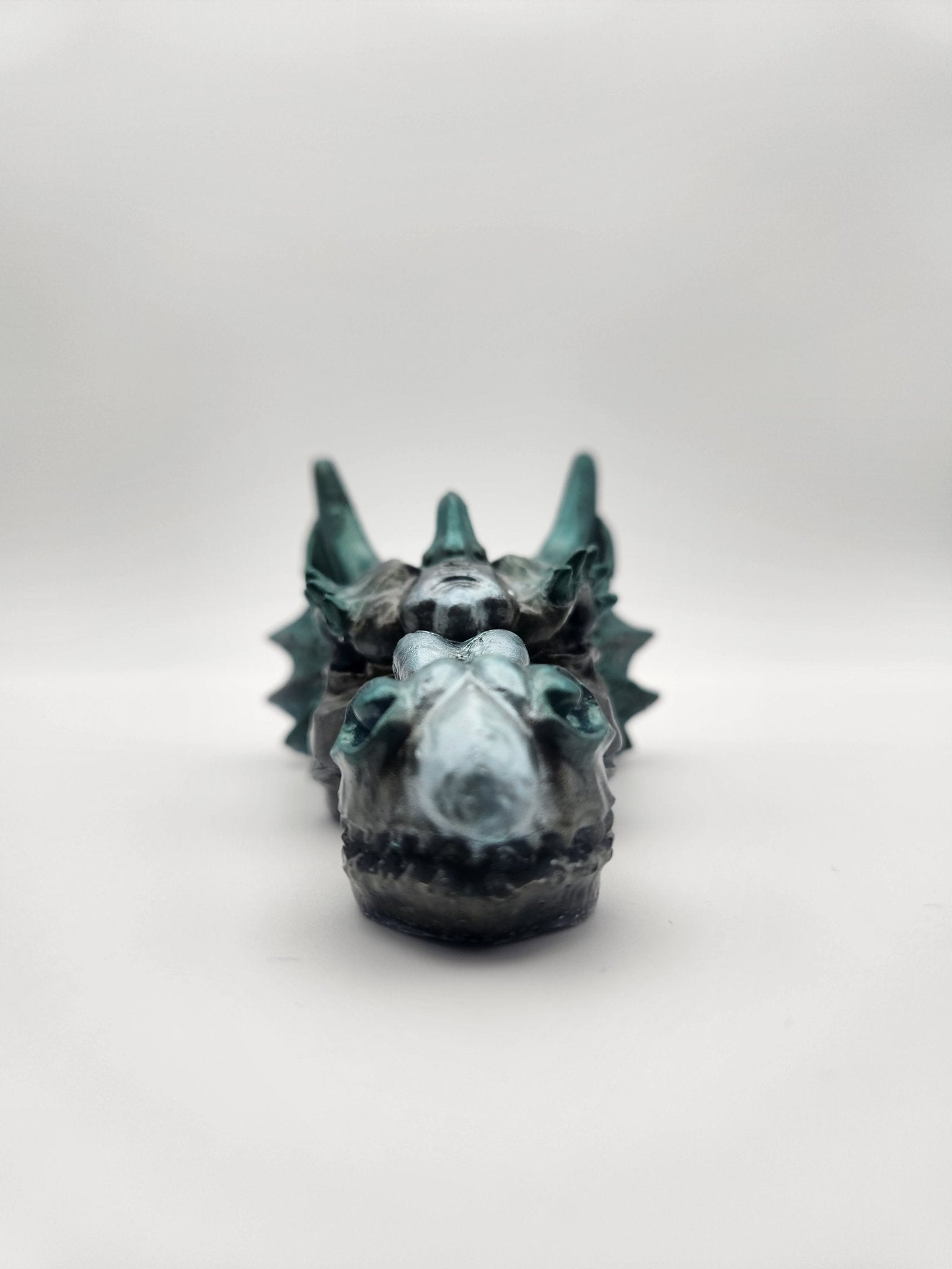 Green Opal Dragon Head - Resonating Crystal Creations