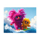 Jigsaw Puzzle - Cute Furry Monsters Surfing - Resonating Crystal Creations