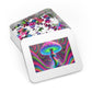 Jigsaw Puzzle - Psychedelic Mushroom Design - Resonating Crystal Creations