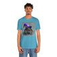 Jumping Spider in Purple Wizard Hat T-Shirt - Resonating Crystal Creations