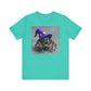 Jumping Spider in Purple Wizard Hat T-Shirt - Resonating Crystal Creations