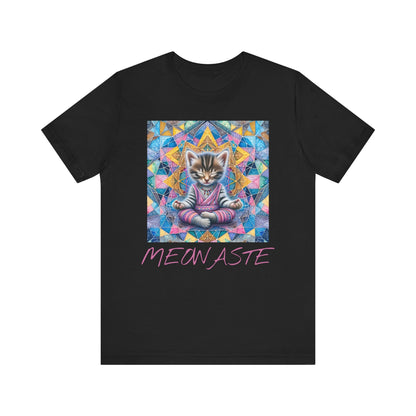 Kitten Meowaste T-Shirt, Cat Lover Gift, Yoga Tee, Relaxation Shirt, Meditation Top - Resonating Crystal Creations