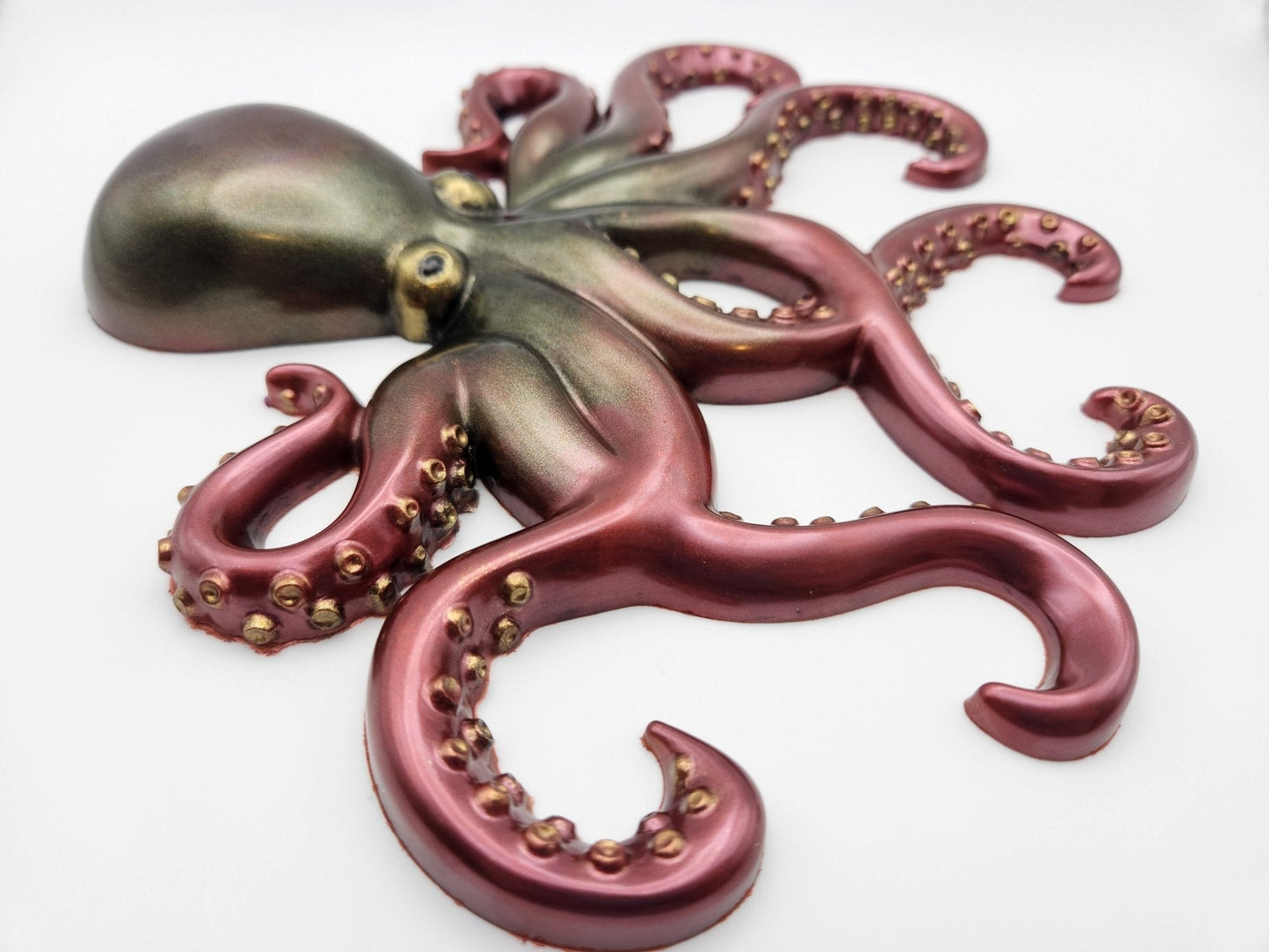 Mr. Krankipus: Festive Resin Christmas Octopus Decor - Resonating Crystal Creations